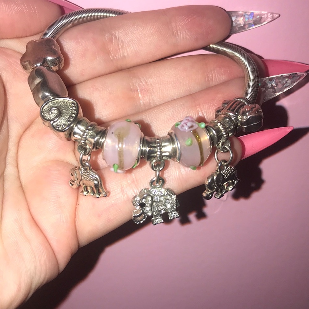 Elephant Charm Bracelet